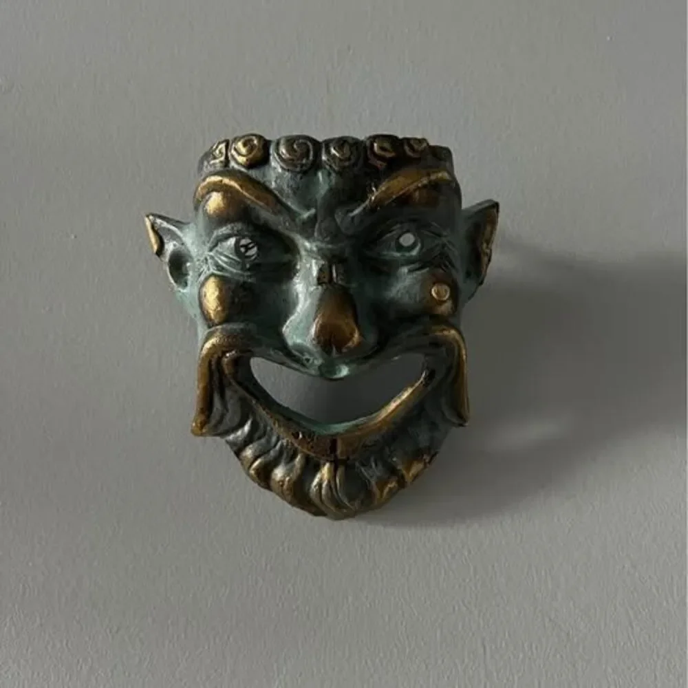 Vintage Painted Verdigris Mask